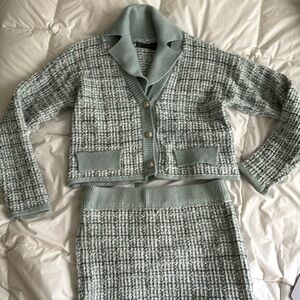 New York & Co Tweed Suit Set